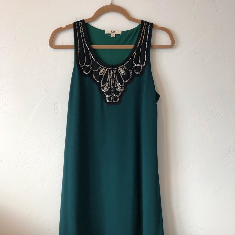 Emerald Green Shift Dress